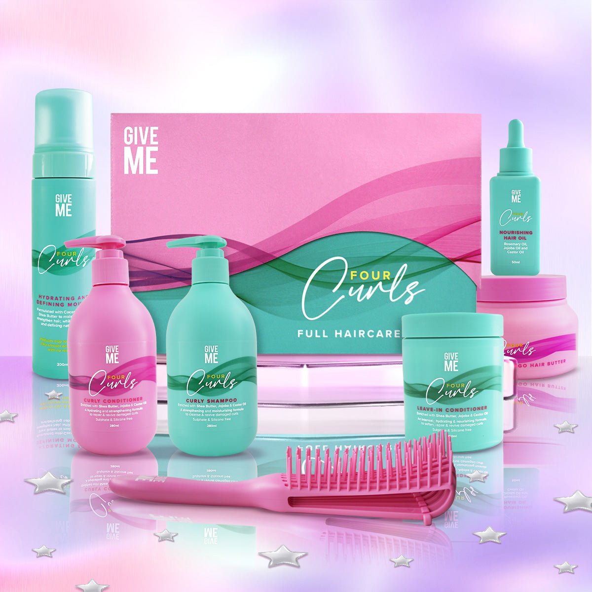 Four Curls Full Haircare Set (Worth £75.93) - Give Me Cosmetics
