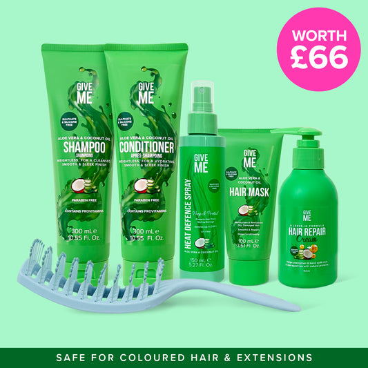 Aloe Vera & Coconut Oil Full Haircare Set