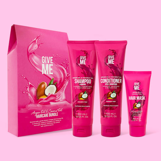 The Haircare Bundle - Argan Oil & Coconut Oil (Worth £25.97)