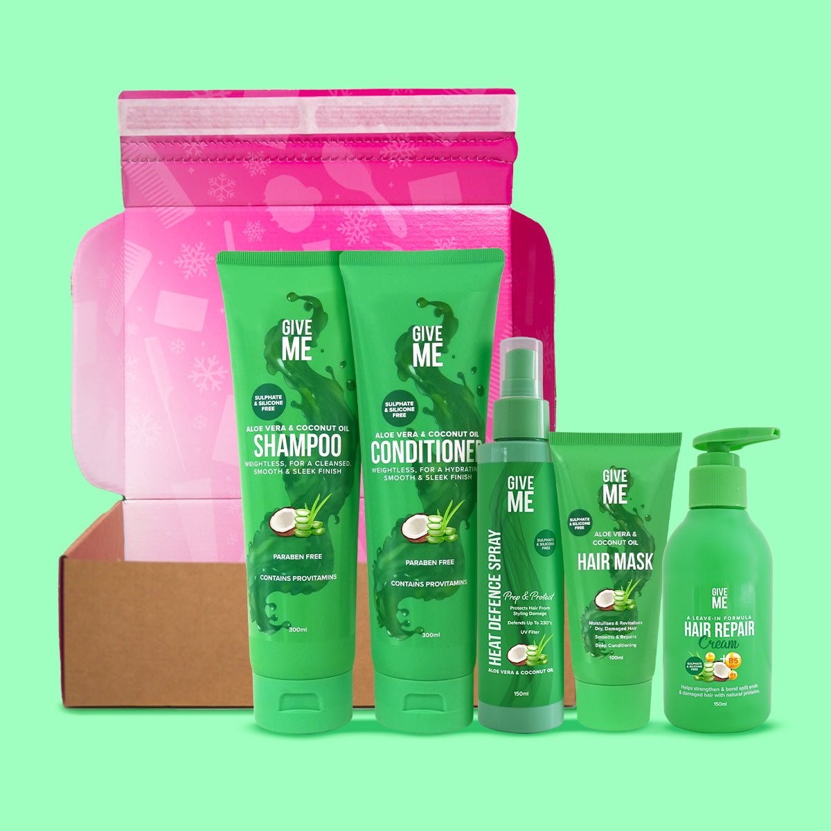 Aloe Vera & Coconut Oil Limited Edition Bundle - Give Me Cosmetics