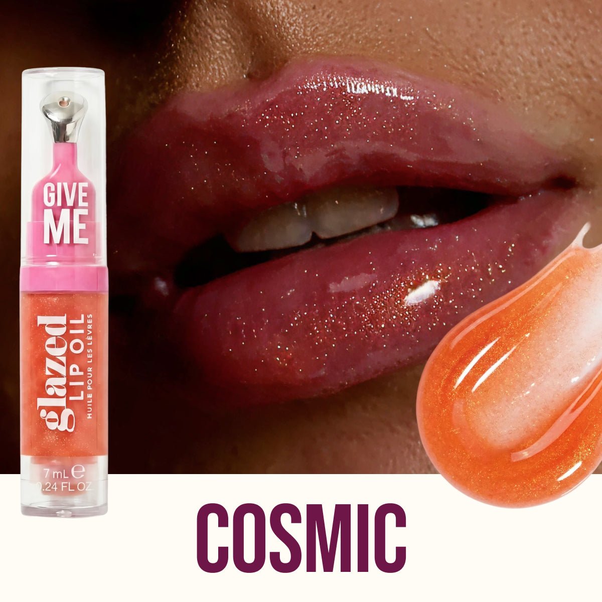 Glazed Lip Oil - Cosmic - Give Me Cosmetics