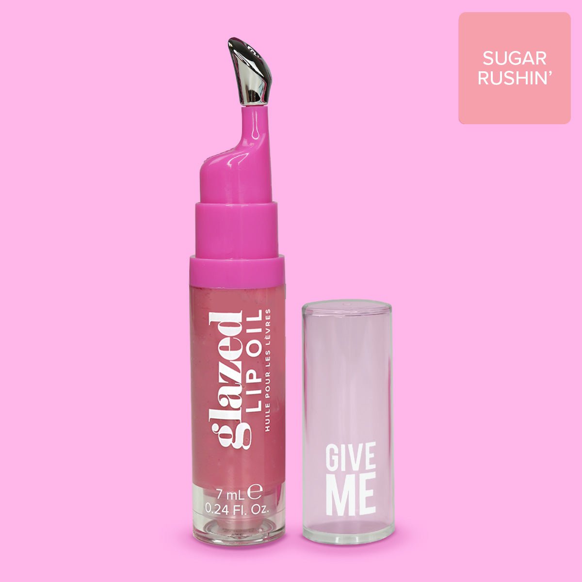 Glazed Lip Oil - Sugar Rushin' - Give Me Cosmetics