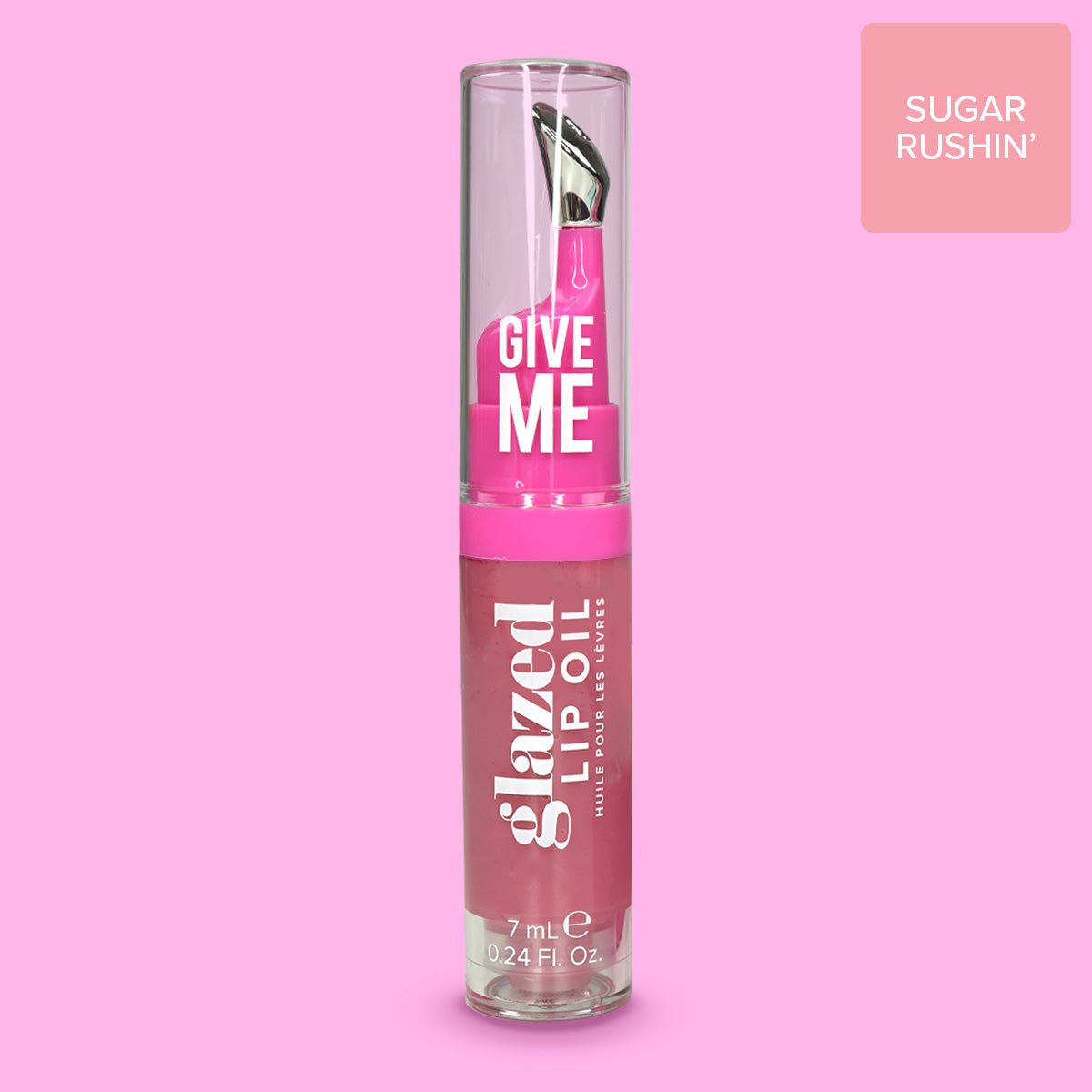 Glazed Lip Oil - Sugar Rushin' - Give Me Cosmetics