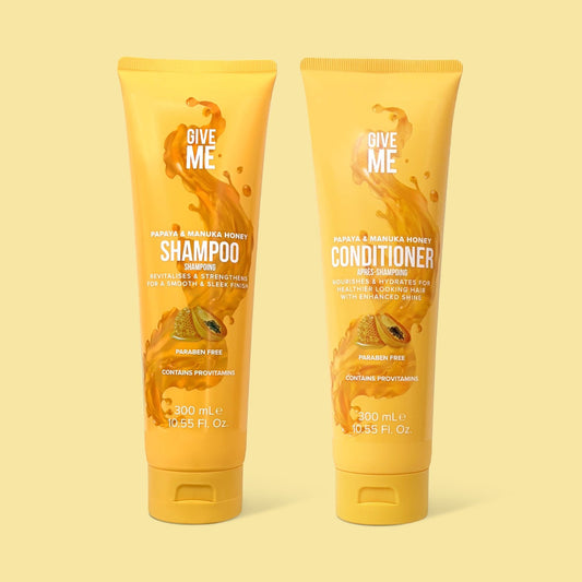 Papaya & Manuka Honey Shampoo and Conditioner Bundle (Worth £13.98) - Give Me Cosmetics