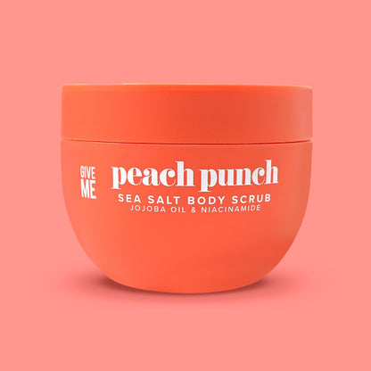 Peach Punch Sea Salt Body Scrub - Give Me Cosmetics