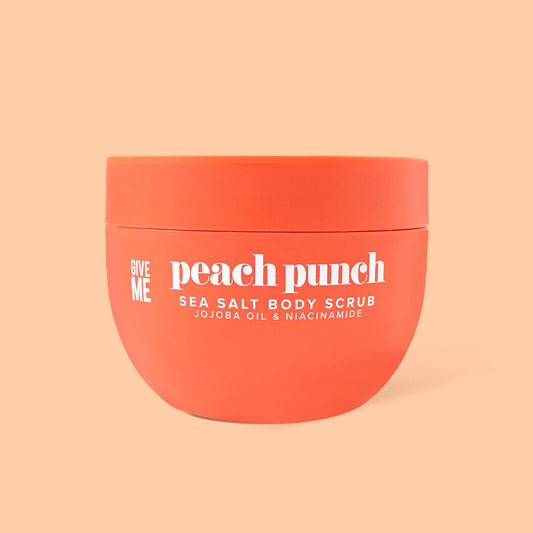 Peach Punch Sea Salt Body Scrub - Give Me Cosmetics