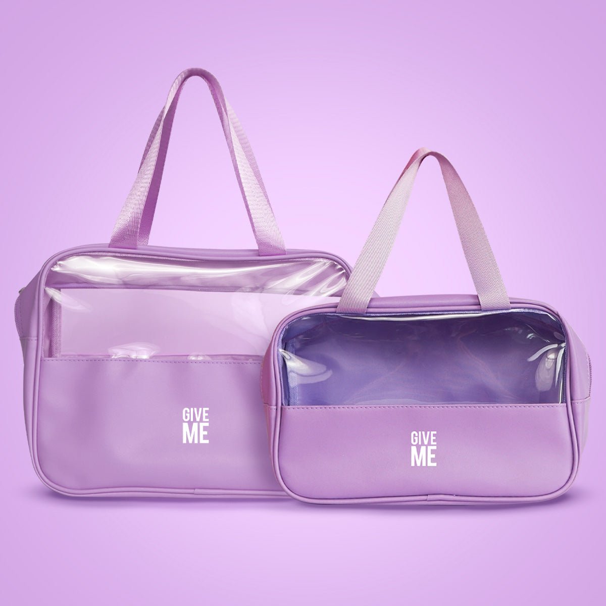 Purple Cosmetic & Toiletry Travel Bag - Give Me Cosmetics