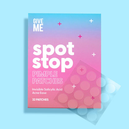 Spot Stop Pimple Patches - Invisible Salicylic Acid Acne Ease - Give Me Cosmetics