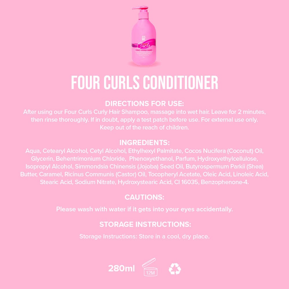 Pink four curls product information